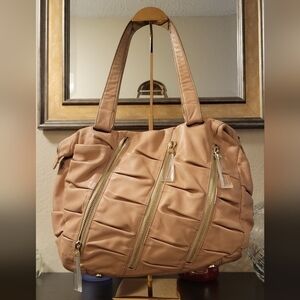 CHRISTIAN LOUBOUTIN NUDE PILLOW MEDIUM SOFTY BAG